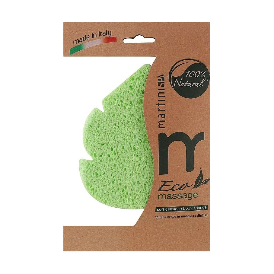 Масажний спонж MARTINI SPA Spugna Bagno Eco Massage Soft Cellulose з 100% целюлози (4051P00)